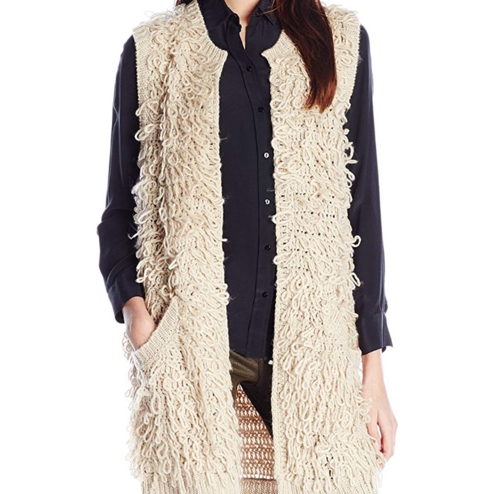 Sanctuary loop stitch sweater vest